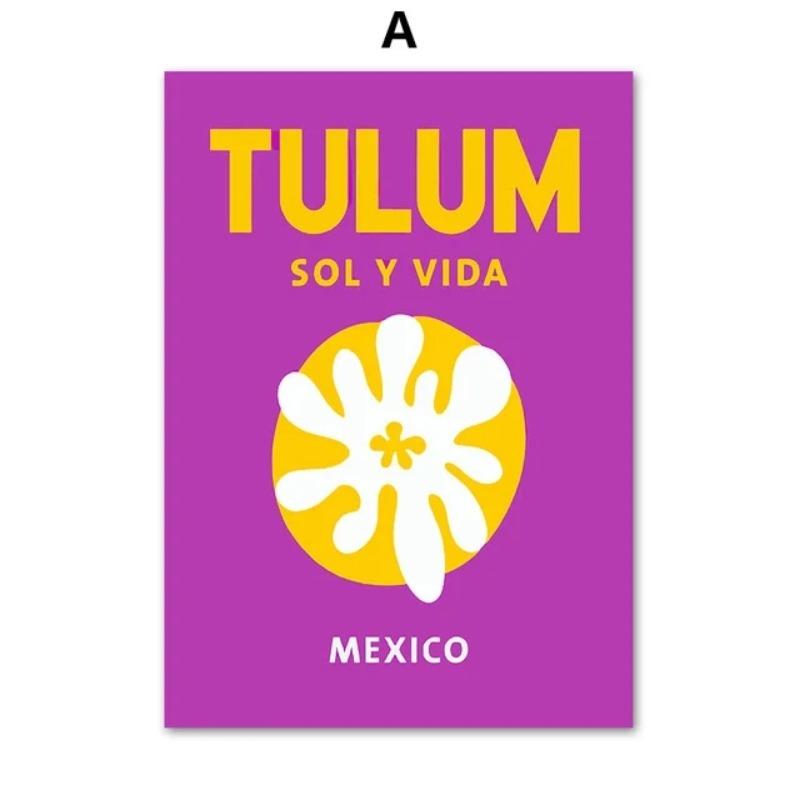 

Mykonos Ibiza Miami Bondi Athens Travel Wall Art Colourful Prints Canvas Painting Nordic Poster Preppy Room Living Room Decor 21cm×30cm NoFrame