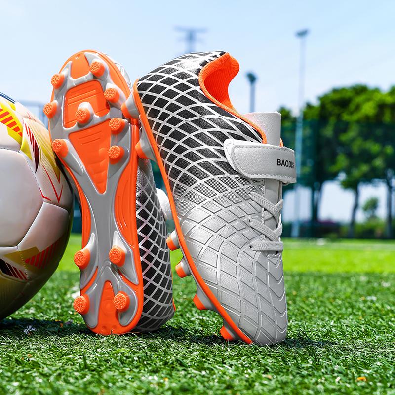 28-39 Chlapčenské futbalové kopačky s kolíkmi, gumová mäkká podrážka, detské profesionálne tréningové futbalové kopačky na umelú trávu pre dievčatá