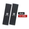 Valve Stems Caps Car Ice Silk Material Safety Belt Shoulder Pad Protective Cover For Volkswagen VW Scirocco Passat Polo B5 B6 B7 Zw2