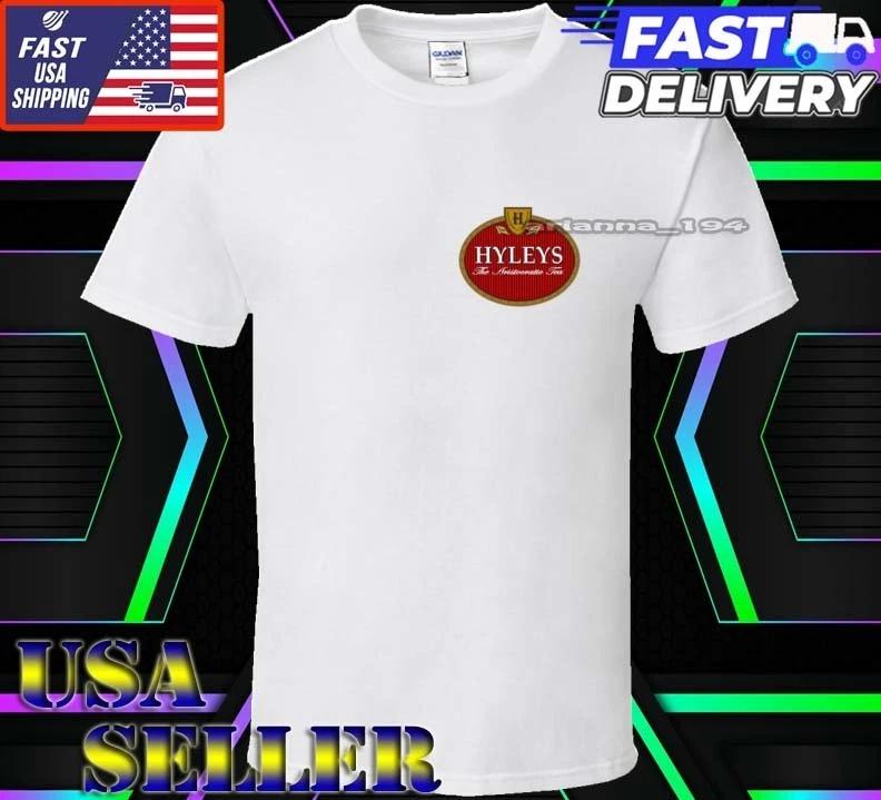 Новая футболка Hyleys Tea Логотип Футболка Смешная Америка США Унисекс Размер S-5XL 2XL