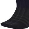 adidas Crew Socks Unisex 3 Pack Black/Dark Gray IA3950
