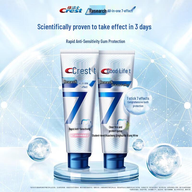 Crest Professional 7-Effekt Zahnpasta gegen Empfindlichkeit & für Zahnfleischpflege