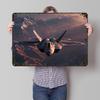 F Raptor On Recon Printing Poster Customized Retro Wall Art Vintage Metal Signs for Room Modern Home Decoration Luxury House
