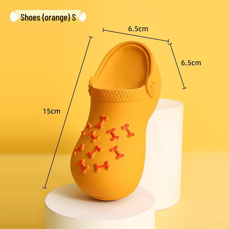 Durable Squeaky Teething Slipper Toy for Puppies & Small Dogs