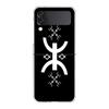 Amazigh Berber Flag Phone Case For Samsung Galaxy Z Flip 3 4 5 Hard Folding Clear PC Bumper For Samsung Z Flip3 Back Cover