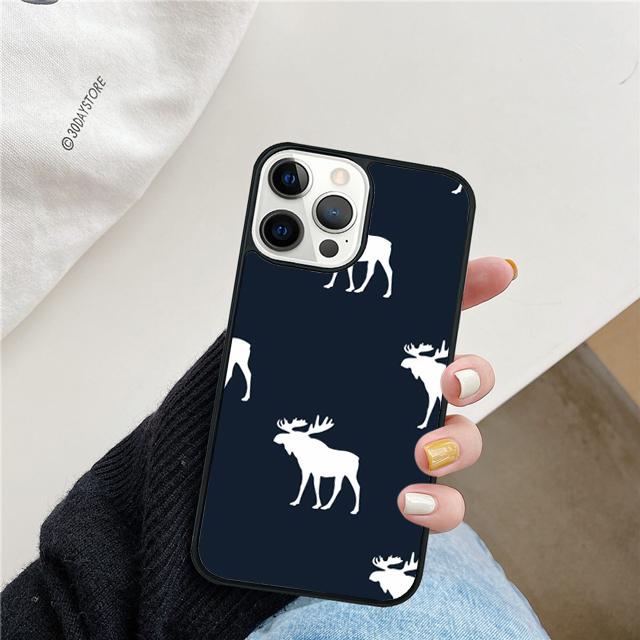 Beautiful Nature Wild Reindeer Moose Stag Phone Case Cover For iPhone 17 Air 15 16 14 13 12 Pro Max 11 Pro Max Plus