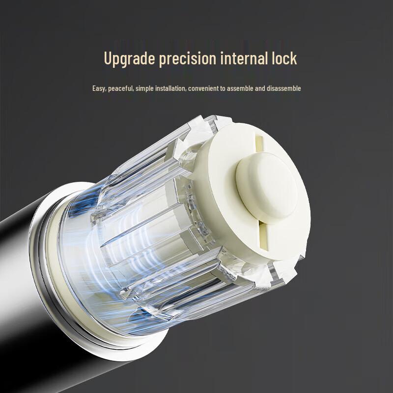 GOWKE Bohrfreie Teleskop Duschvorhang- & Kleiderstange