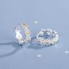 New 925 Sterling Silver Earrings Small Chrysanthemum Earrings Cute Fashion Women Jewelry Gifts Wedding Gifts