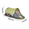 1 Person Pop Up Tent Foldable Screen Room Portable Camping Screen Shelter Single Person Boat-Shaped Screen Tent With Floor For