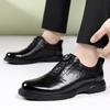 2025 Neue Leder Herren Oxford Schuhe Formelle Kleidung Schuhe Herren Schnür-Sneakers Hochzeitsfeier Büro Business Casual Schuhe