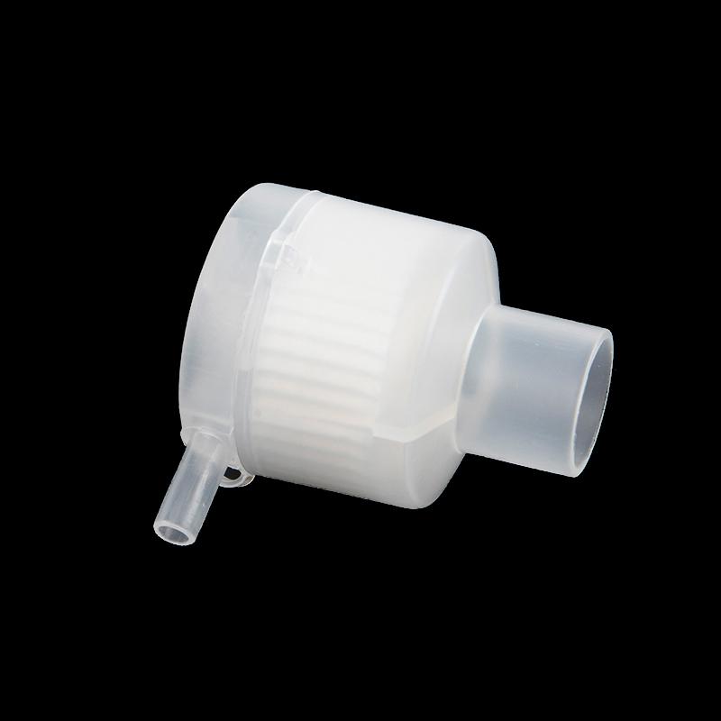 1/2/3/4 Pcs Medical Disposable Artificial Nose With Oxygen Input Port Humidification Tracheostomy Vent Heat Moisture Exchangers