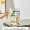 High Aesthetic Transparent Glass Cup, Large Capacity Juice Beer Glass,Office Coffee Cups, Christmas Gift Teacup Couple Water Cup