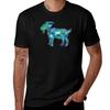 Psychedelic Goat T-Shirt Plus Size Summer Casual T-Shirt