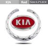 Car Styling Auto Front Emblem Sticker Rear Trunk Badge Decal For KIA Rio Ceed Sportage Cerato Soul Sorento Picanto Optima K4 K5  JD2