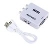 PzzPss 1080P Mini Video Convertor RCA AV To VGA Video Converter Conversor with 3.5mm Audio AV2VGA / CVBS + Audio To PC HDTVGood Product