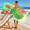 Colorful tropical charm Print beach towel, quick drying, suitable for travel, outdoor sports, jogging, the beach and swimming, gift