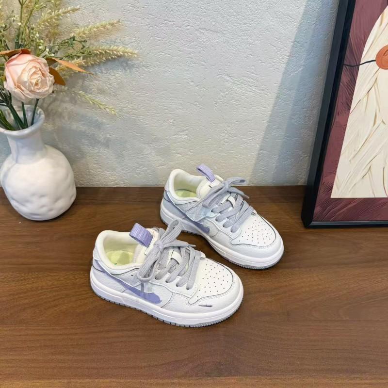 Youth Style Shoes Kids Casual Sneakers Boys Girls Lightweight Breathable Rubber Sole Low Top Retro Plain Color School Outdoor Shoes