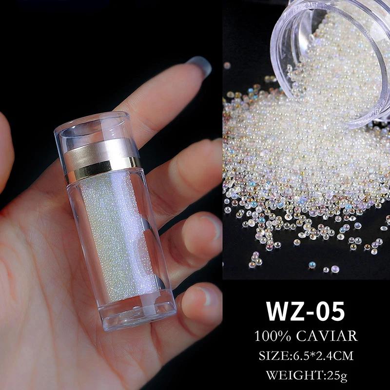 

3D Nail Art Crystals For Design Glitter DIY Glass Microbeads Mixed Drill Non Flat Bottom Microdrill Nail Ornaments