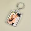 10pcs Acrylic Photo Frame Keyring Keychains,Clear Picture Keychain As Gift,Suit For Artwork, Keychain pendant DIY
