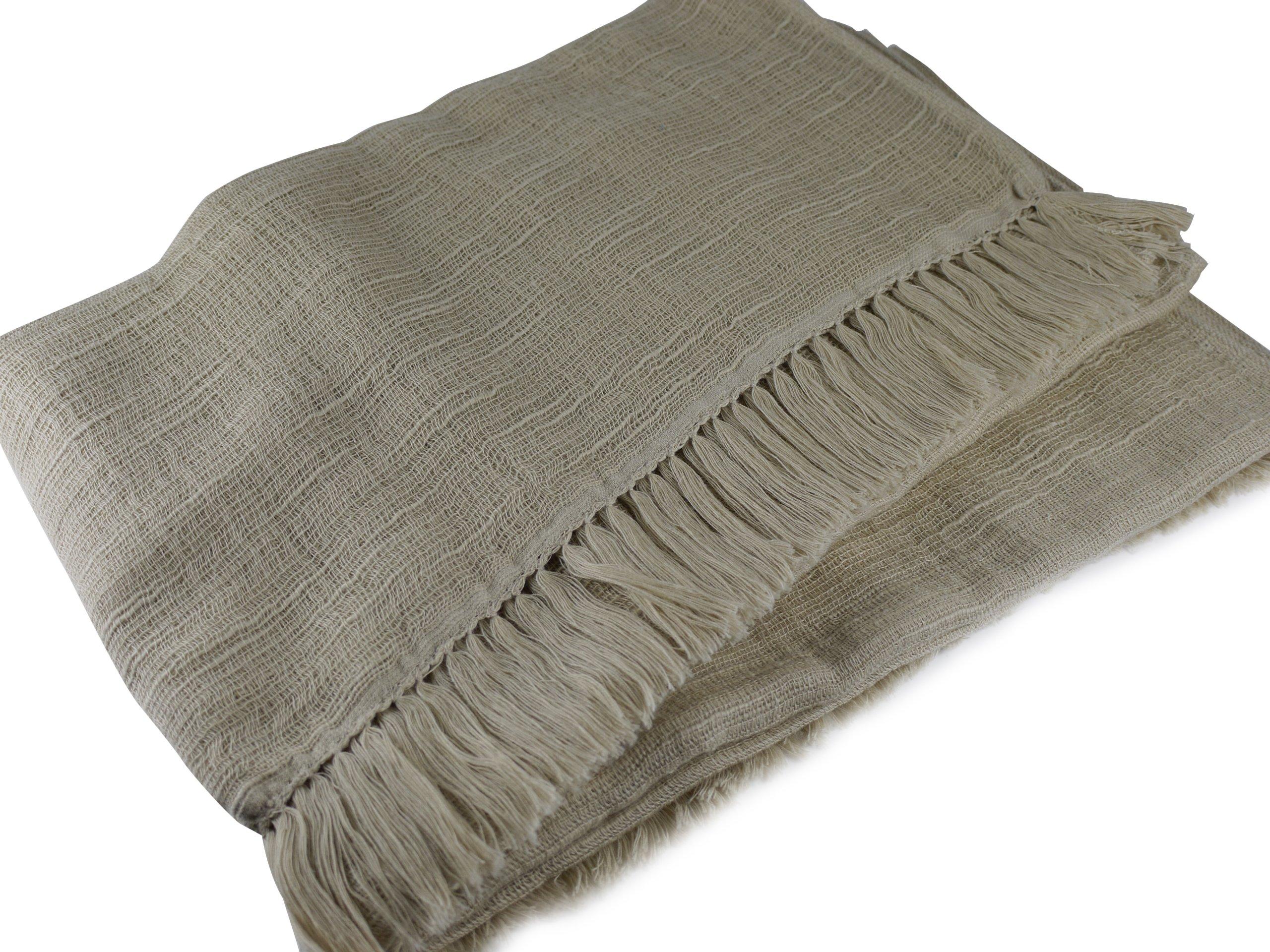 

Miyazaki Towel Imabari Shawl 170 Sand Beige 180cm x 70cm No.5