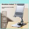 Aluminum Cell Phone Stand With Rotatable Design For Home Office And Gift Use
