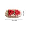 Sweet Cute Women Universal Wool Crochet Cartoon Fruit Hair Clip Winter Bangs Side Broken Hair Clip Festival Gifts Hair Accessory