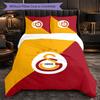 Galatasaray FC Themed Bedding 3Pcs Duvet Cover Set Decorative Bed Linen For Teen Room Home Decoration