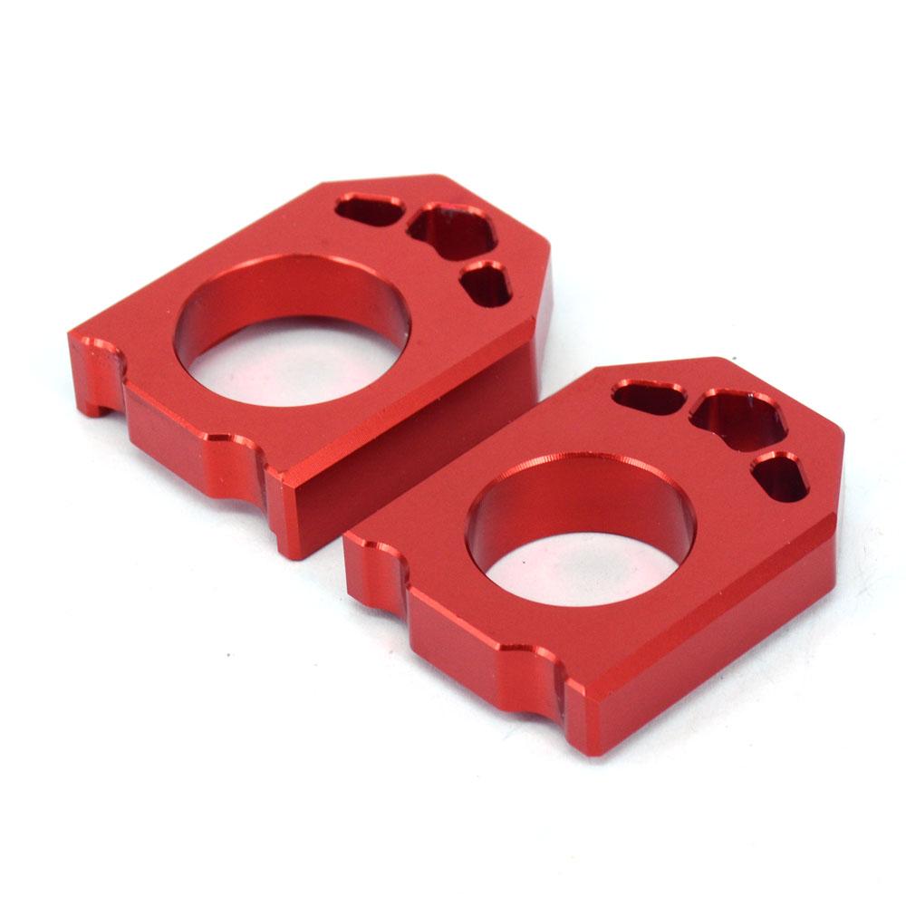 Motorbike CNC Rear Chain Adjuster Axle Blocks For HONDA CR125R CR250R 02-07 CRF250R CRF250X 04-17 CRF450R 02-17 CRF450X CRF450RX
