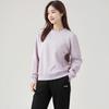 Li Ning Sweatshirts Unisex Silk Purple New Fleece Lined Crew Neck Moderate Regular AWDT782-7
