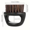 Vintage Pomade Finger Brush - Barber Shop Professional Finger Brush, Salon Pomade Comb, Soft Bristle Hair Brush For Styling And Grooming