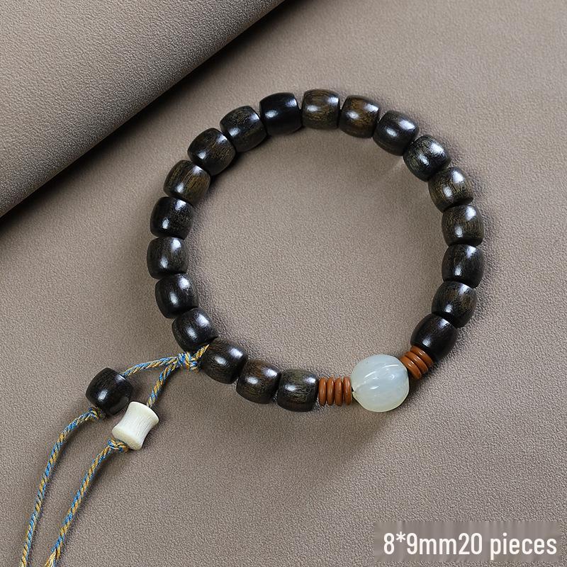 

Чэнь Гуй Бао Браслет из агарового дерева с буддийскими бусинами - Дизайн в один/два оборота для мужчин и женщин