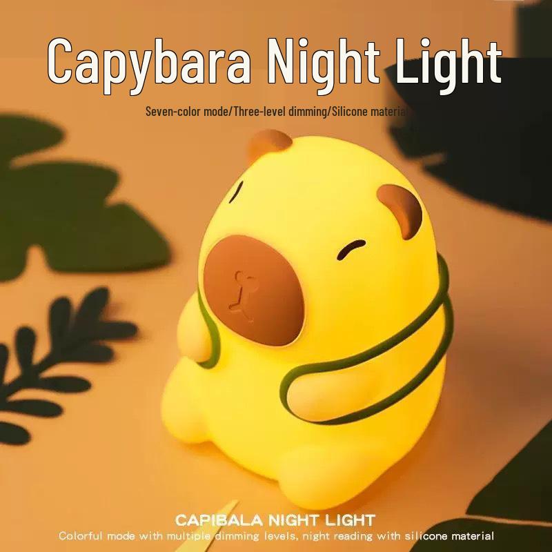 Pat Pat Silicone Pear Night Light - Cute Eye Protection Sleep Companion for Girls