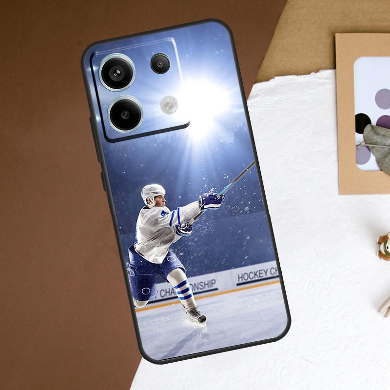Ice Hockey Case For Redmi Note 11 12 13 Pro Plus 9 10 10S 11S 12S Redmi 12 9C 10C 12C 13C Back Cover