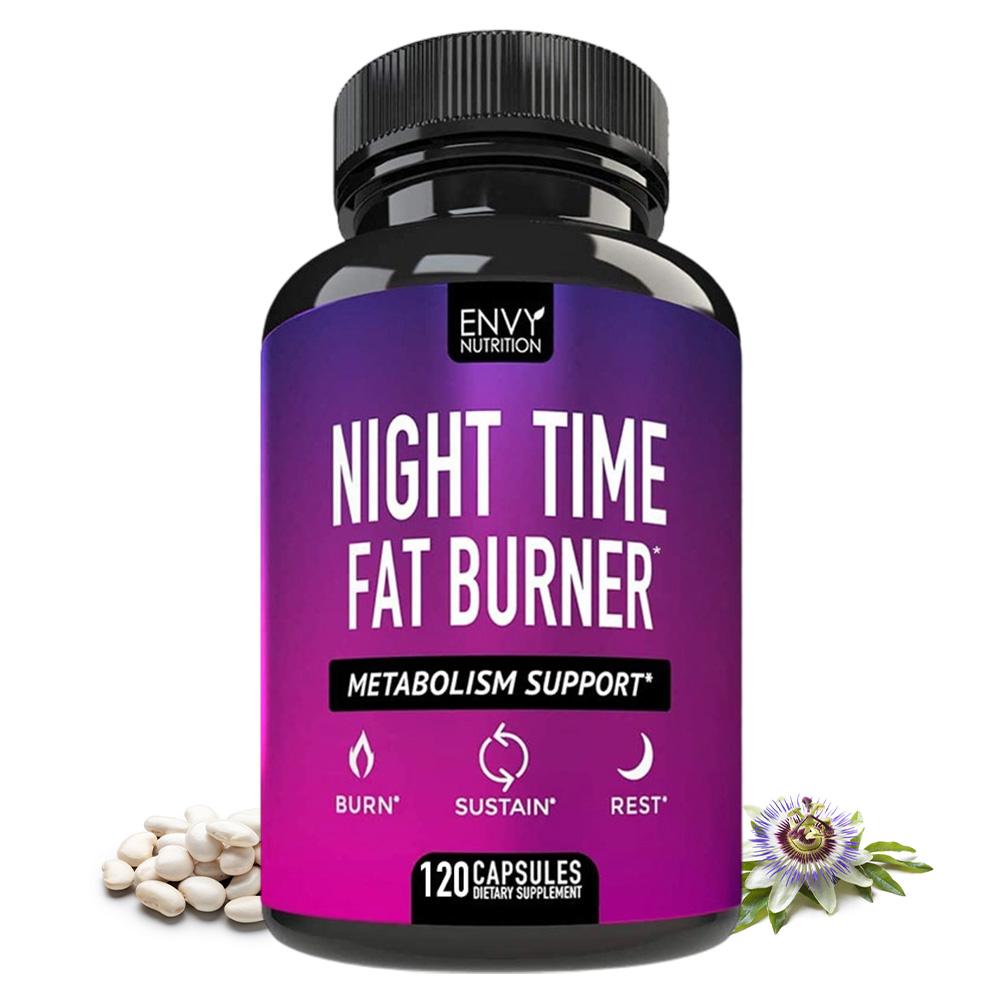 Nighttime Metabolic Support — White Kidney Bean, L-Theanine, Valerian, 120 Capsules