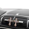 Car Vent Clips Crystal Cross Car Perfume Clips Car Air Fresheners Vent Clips for Women Cross Rhinestone Air Freshener Vent Clip