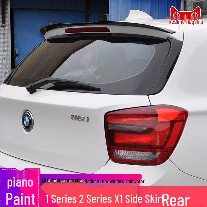BMW 1 Series F20 Hatchback Rear Spoiler, E87 120i Side Wing, X1 Top No-Drill Wing, 2 Series Touring Modification