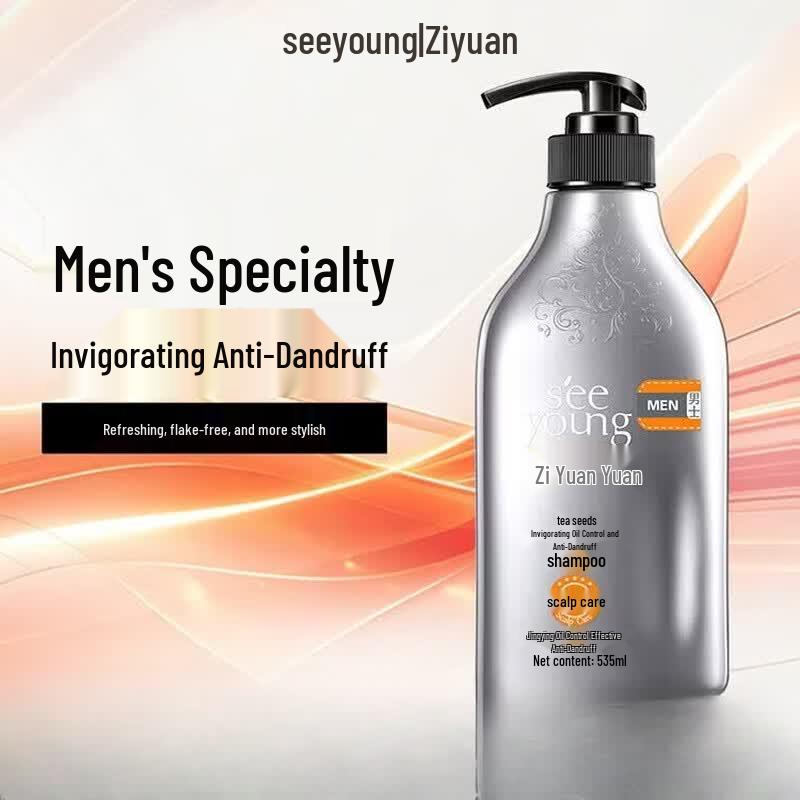 Seeyoung Men s Tea Seed Oil Control Anti-Dandruff Shampoo