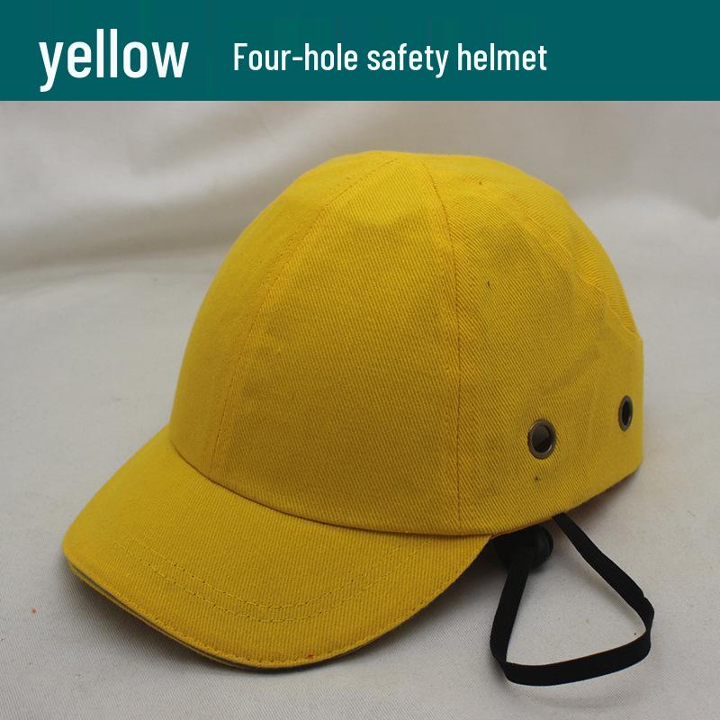 Lightweight Breathable Anti-Collision Bump Cap with Plastic Inner Shell for Construction