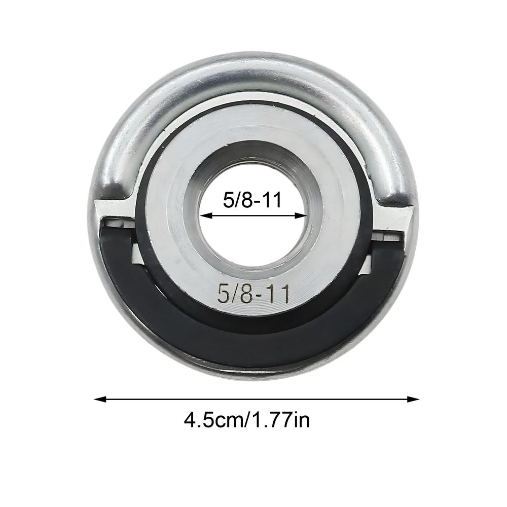 Schnellwechsel-Flanschmutter M10/M14/ 5/8-11 Schwere Sicherungsmutter für Winkelschleifer, Sichere Scheibenklemmung, Metall- & Holzbearbeitungswerkzeug