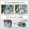 Soft Cooler Bag Cooler Box 30L Made In Japan Uses Metal Sheet Foldable Leisure Bag Cooler Box Small G.G.N.