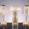 Crystal Table Lamp With Remote Control Led Night Light Luxurious Bedside Atmosphere Lamp USB Desk Lamp Candlelight Dinner Decor