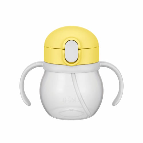 

thermos baby straw mug npf-250 lemon yellow lyl leakproof baby mug 250ml