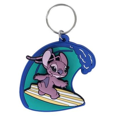 Surf PVC Angel Keyring