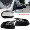 For KIA K2 KX CROSS 2017- Car Sticker Rearview Side Mirror Cover Wing Cap Exterior Door Rear View Case Trim ABS Carbon Look