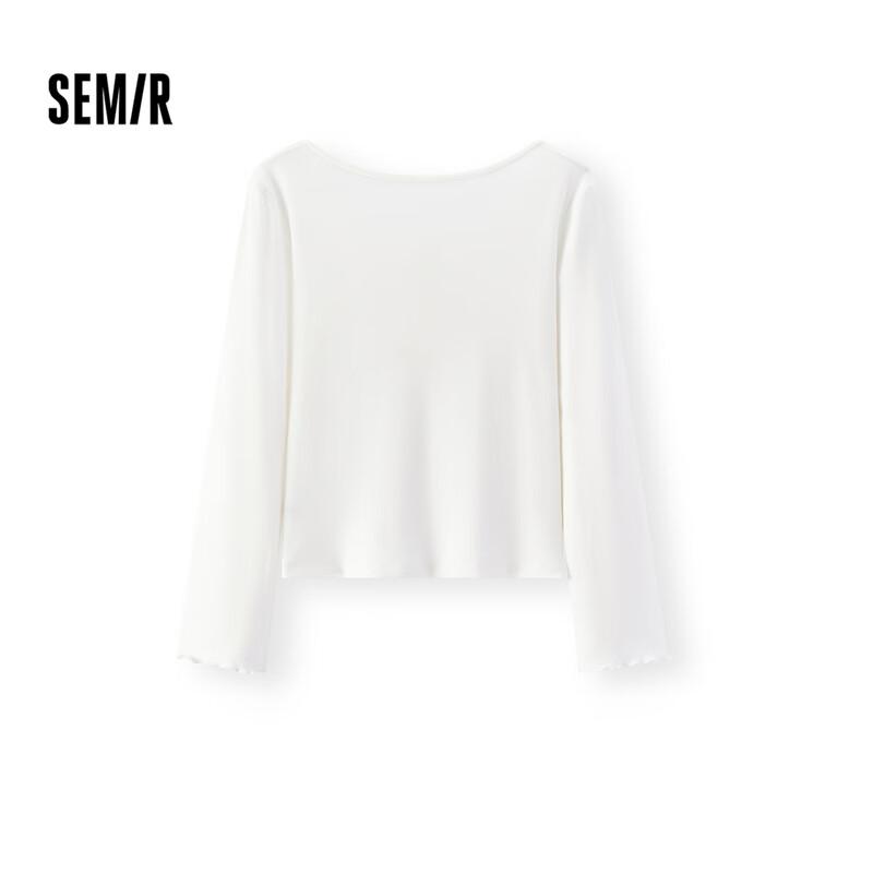 

Semir Women s Reversible Slim Fit U-Neck Long Sleeve T-Shirt M