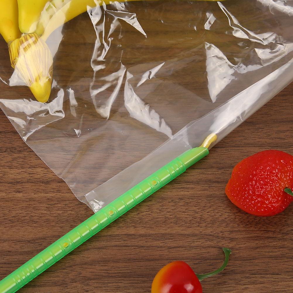 8pcs Bag Sealer Closure Sticks Plastic Seal Stick Storage Chips Bag Fresh Food Grip Sealing Clamps Clip Stick Household Storage