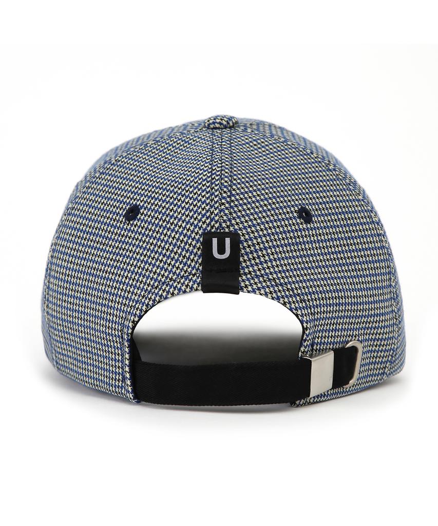 Eondeokeonteulol Check Pattern Ball Cap Multy Hound / Authentic Blue