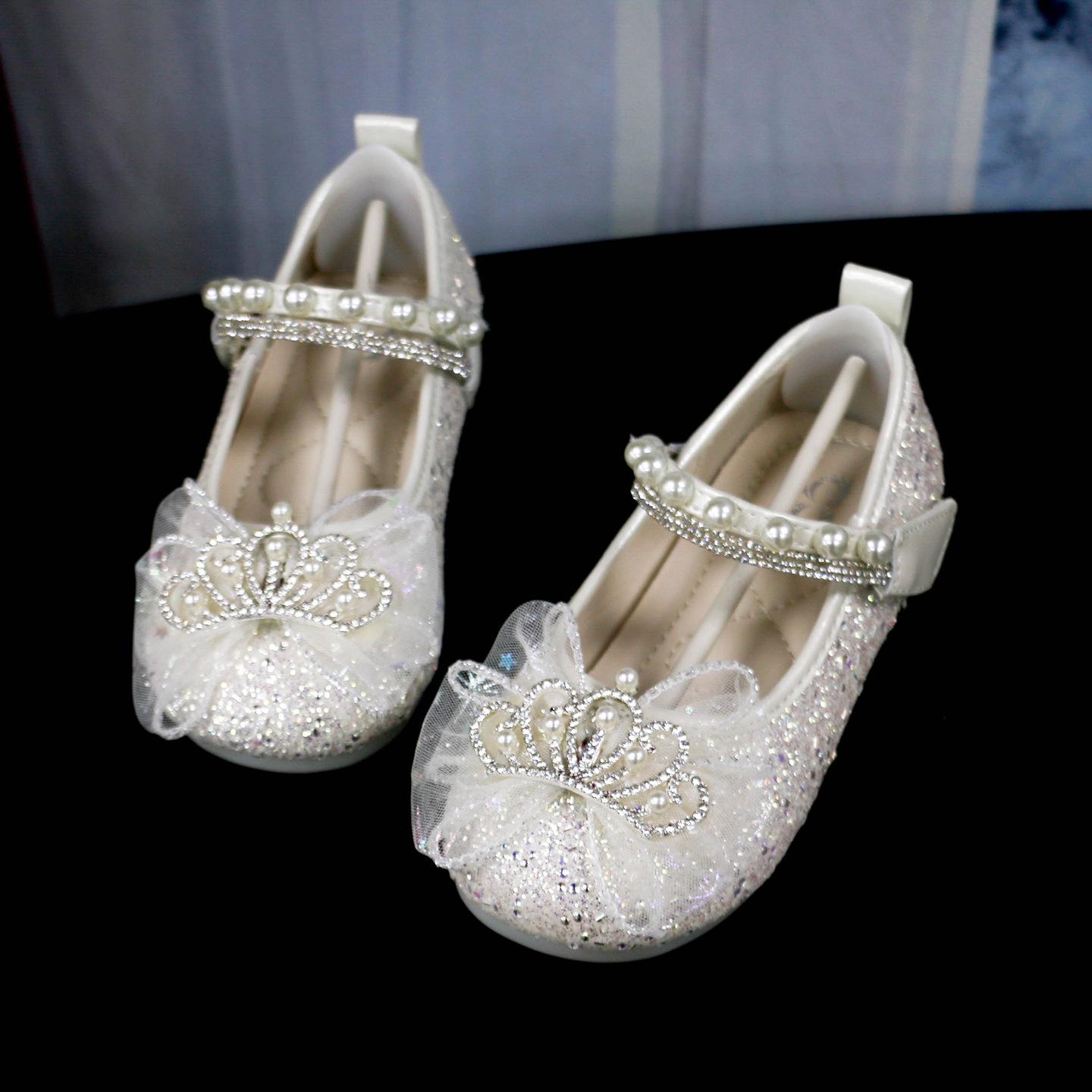 2026 Spring/Summer Soft Sole Princess Shoes for Girls 30