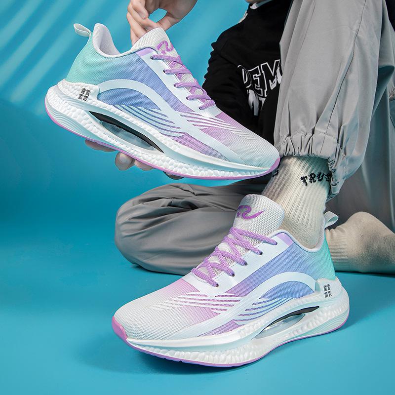 

Jueying running shoes ultralight female couple air cushion casual shock absorption ultralight racing men s shoes non-slip running shoes men s sports s 36