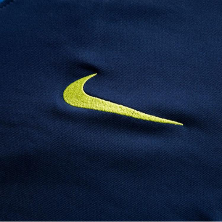 Nike Logo Color Block Long Sleeve Soccer Jersey Men Tops CW1748-429